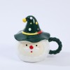 Кружка с крышкой Новогодний волшебник - Фото № 5