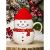 Кружка с крышкой Милый снеговик Кружка с крышкой Милый снеговик - Фото № 2