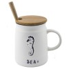 Кружка с крышкой Морской конек - Фото № 3