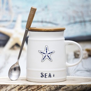 Кружка с крышкой Морская звезда