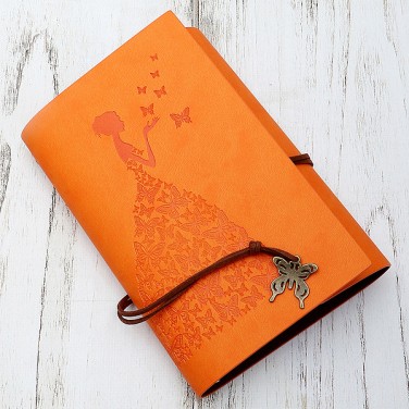 Блокнот Девушка с бабочками