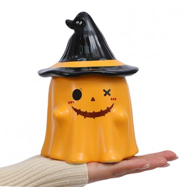 Кружка с крышкой Хеллоуин