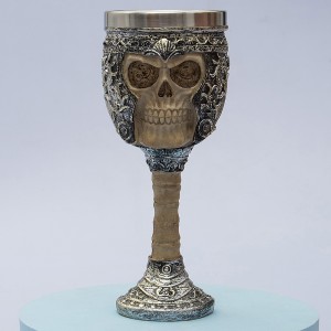 Бокал для вина Череп викинга Бокал для вина Череп викинга