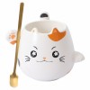 Кружка с ложечкой Кот - царапка - Фото № 5
