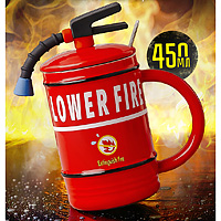 Кружка с крышкой Огнеборец