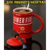 Кружка с крышкой Огнеборец - Фото № 8