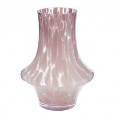 Стеклянная ваза Розовый микс