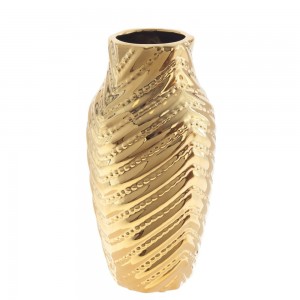 Керамическая ваза Золотая нить