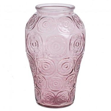 Стеклянная ваза Цветочная полянка