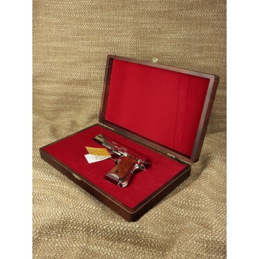 Модель Пистолет Кольт-45 хромированный (в футляре)