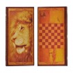 Подарочные нарды и шашки Взгляд льва