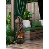 Декоративный фонтан Кувшины (с подсветкой)