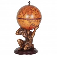 Глобус-бар напольный Атлант