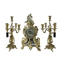 Часы каминные с канделябрами Годфри