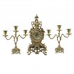 Часы каминные с канделябрами Брегет