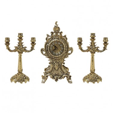 Часы каминные с канделябрами Вимарк