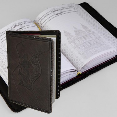 Ежедневник А5 Первоклассному юристу (кожа)