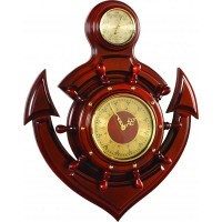 Метеостанция "Якорь"с часами и барометром Метеостанция "Якорь"с часами и барометром