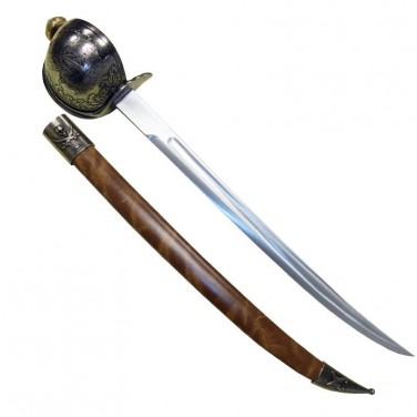 Сабля пиратская, в ножнах, 16 в.