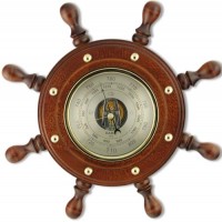 Барометр Массивный штурвал Барометр Массивный штурвал