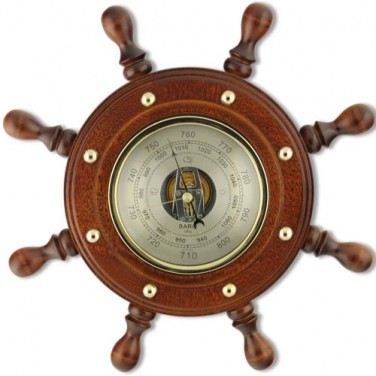 Барометр Массивный штурвал Барометр Массивный штурвал