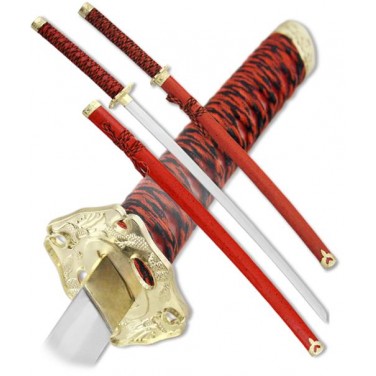 Набор самурайских мечей Алый Суйгецу