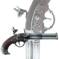 Модель Пистоль 3-х ствольный, 18 век