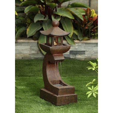 Декоративный фонтан Обитель Будды (с подсветкой)
