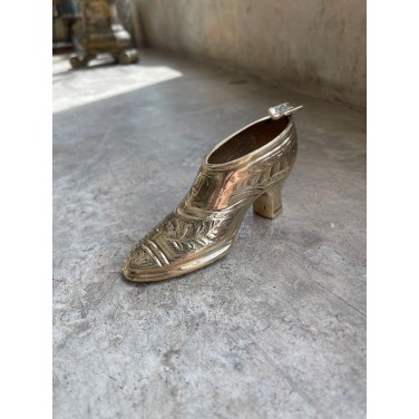 Пепельница Туфелька (латунь)