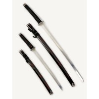 Набор самурайских мечей Серебряный дракон