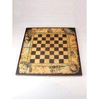 Подарочные нарды и шахматы Вокруг света