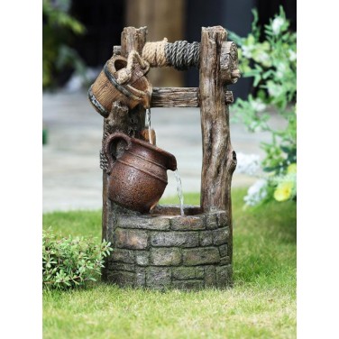 Декоративный фонтан Колодец (с подсветкой)