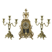 Часы каминные с маятником с канделябрами Фуко