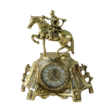 Часы каминные Конный всадник