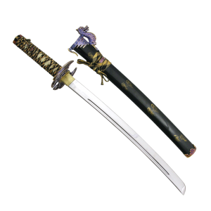 Самурайский меч вакидзаси Огненный дракон