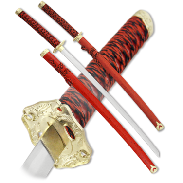 Набор самурайских мечей Алый Суйгецу