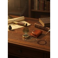 Карманный компас Три океана (в футляре)