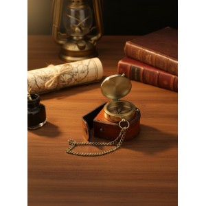 Карманный компас Аврора (в футляре)