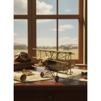 Фигурка Лёгкий истребитель Fokker, 1917г.