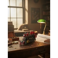 Фигурка Черно-красный паровоз