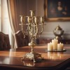 Часы каминные с канделябрами Инталия Часы каминные с канделябрами Инталия - Фото № 4