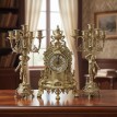 Часы каминные с канделябрами Соломон