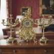 Часы каминные с канделябрами Геридон