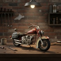 Фигурка Harley Davidson Red