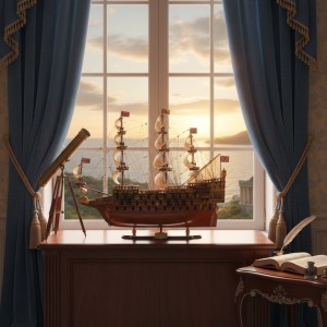 Модель корабля Соверен морей