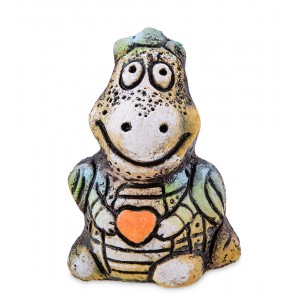 Фигурка Дракоша с сердечком (шамот)