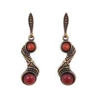 Серьги Нефертити (янтарь)