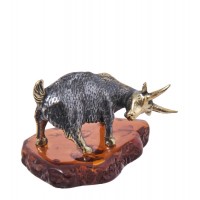 Фигурка Коза рогатая (янтарь) Фигурка Коза рогатая (янтарь)