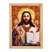 Икона Иисус Христос (янтарная крошка) Икона Иисус Христос (янтарная крошка)