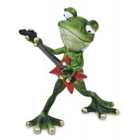 Фигурка Лягушонок рок - музыкант